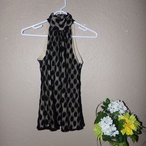 Halter neck mesh top